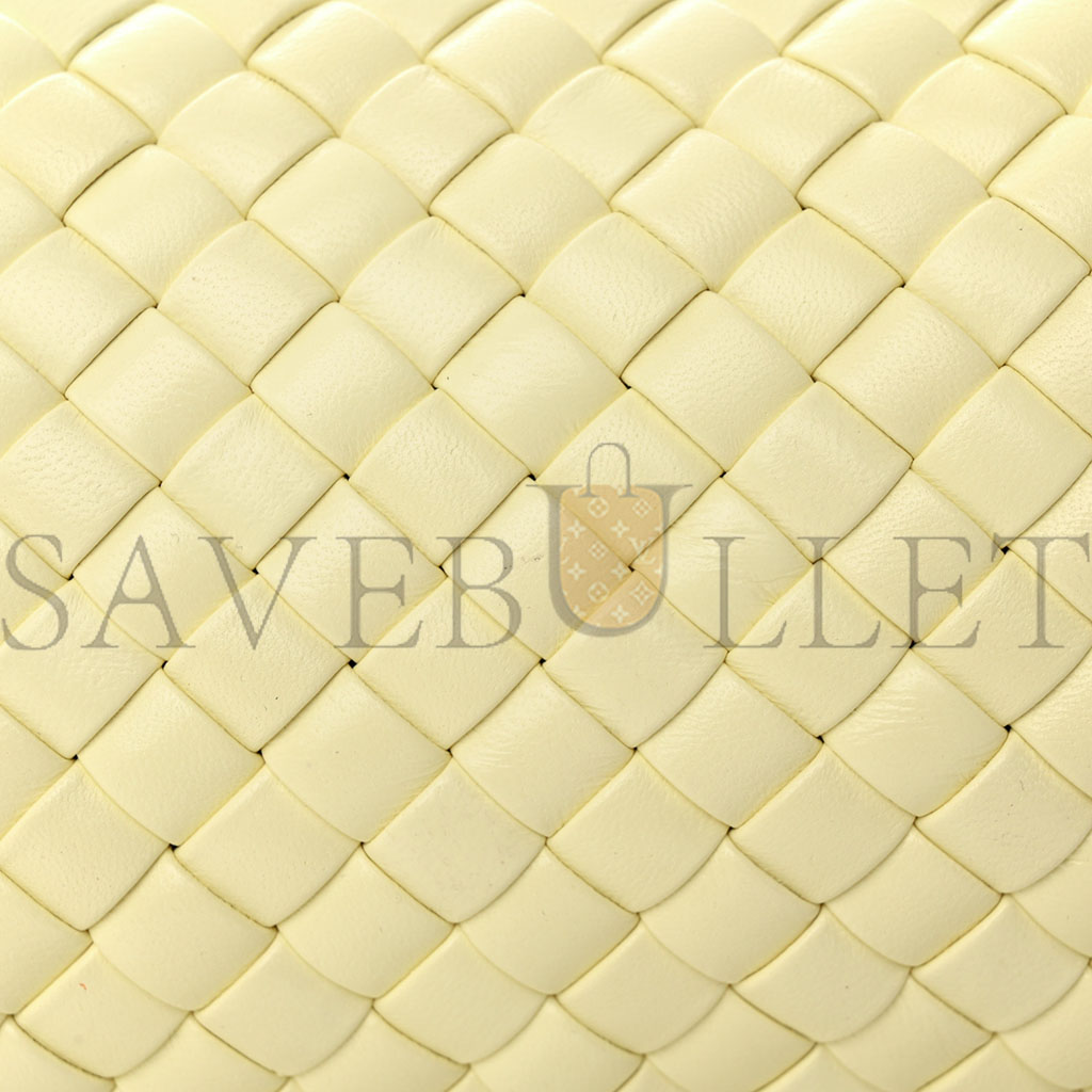 BOTTEGA VENETA NAPPA INTRECCIATO SMALL PADDED THE HANDLE TOTE ZEST WASHED  (36*28*13cm)